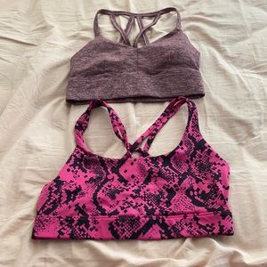 Two target sports bras